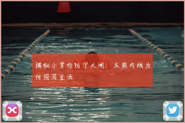 揭秘小贾伦防守大闸:灰熊内线为何固若金汤